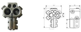 Zacisk transformatora  TOGA 2/M20 (BK - 1115-811-220-350/004